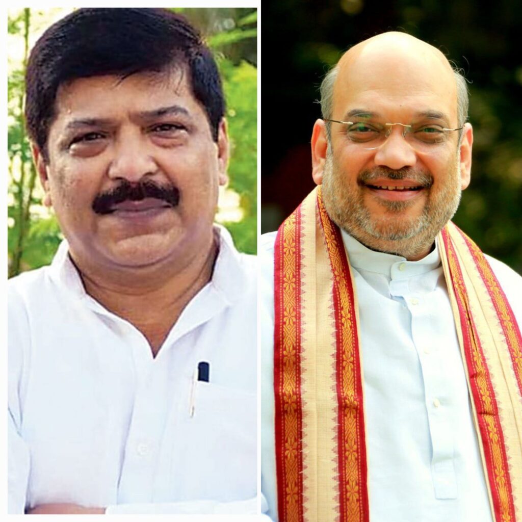 Amit Shah and Sudip Roy Barman (BJP And Congress )