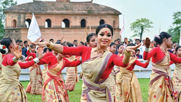 Bihu dance in Assam