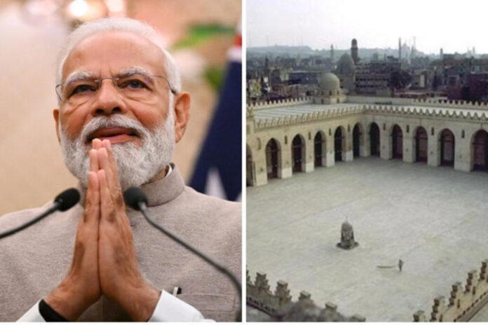 PM Modi with Al-Hakim Mosque