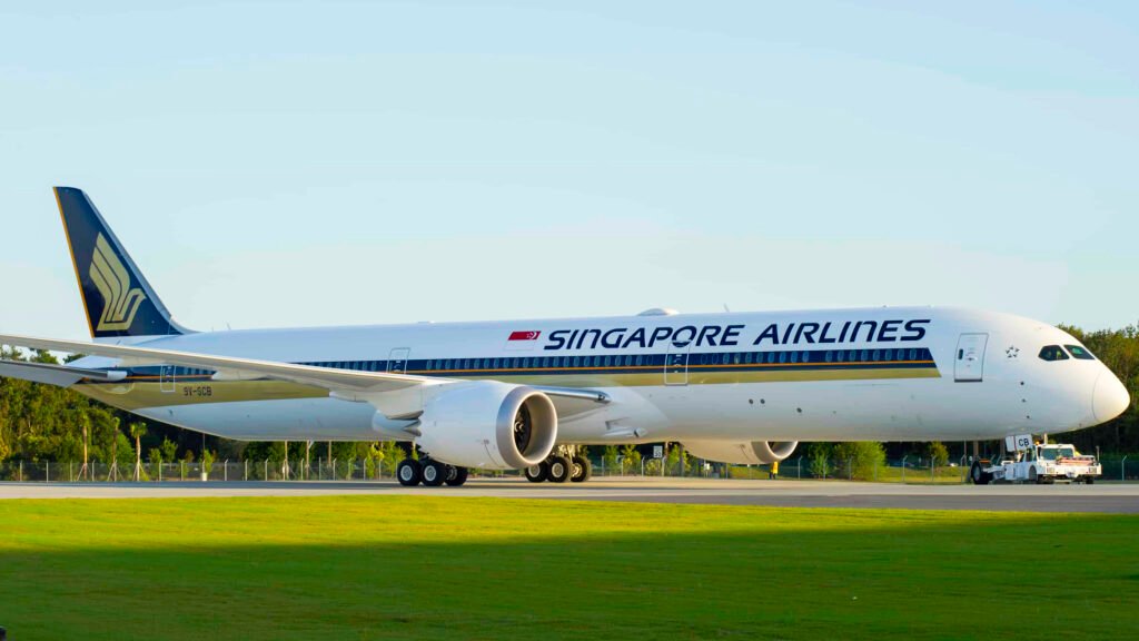 A Plane of Singapore Airlines