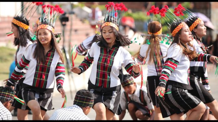 Mizo Tribal People Dancing