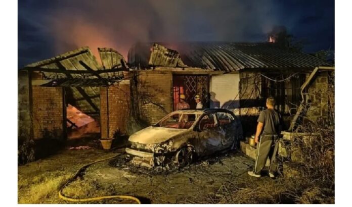 Kuki National Organisation leader's house burnt down