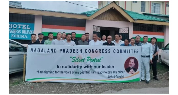 Nagaland Congress holds silent protest