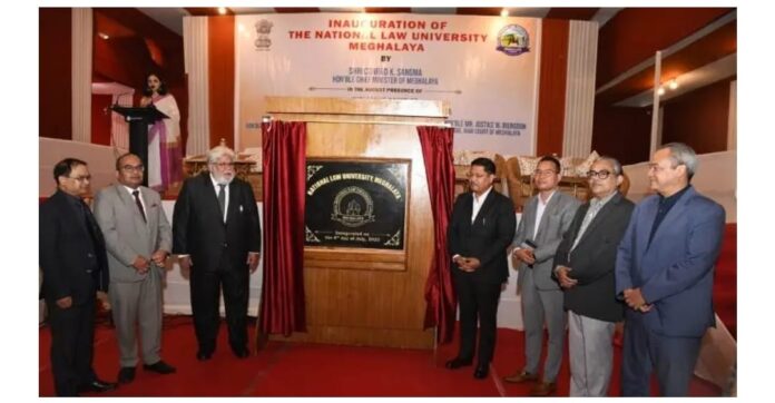 CM Conrad Sangma inaugurates National Law University