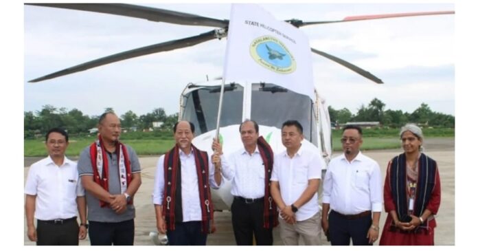 Nagaland CM flags off helicopter service