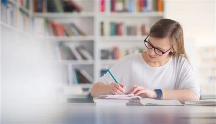 Girl Studying