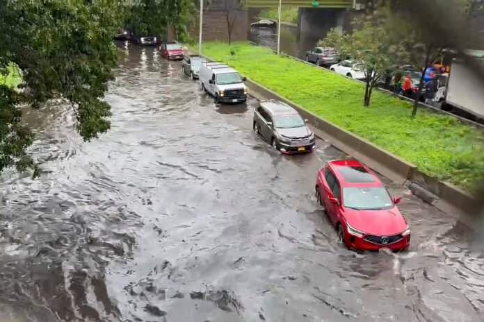 Heavy rainfall