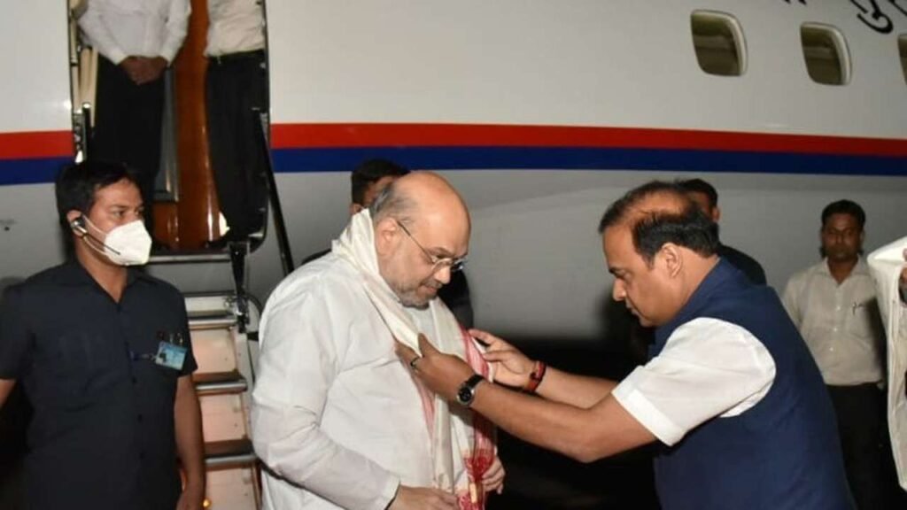 amit shah and himanta biswa sarma