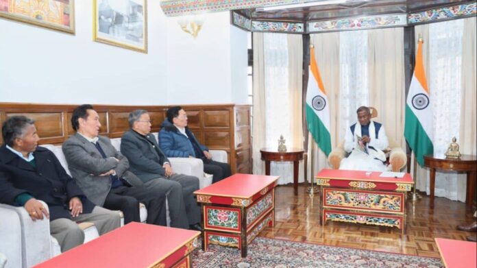 sikkim governor discussion with SDF chief chamling