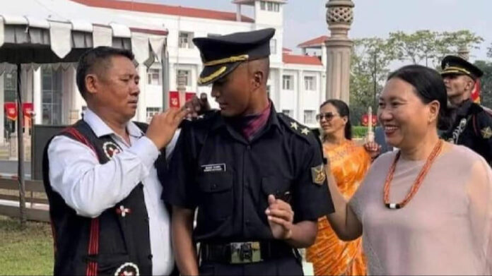 naga boy commissioned as lieutenant in indian army