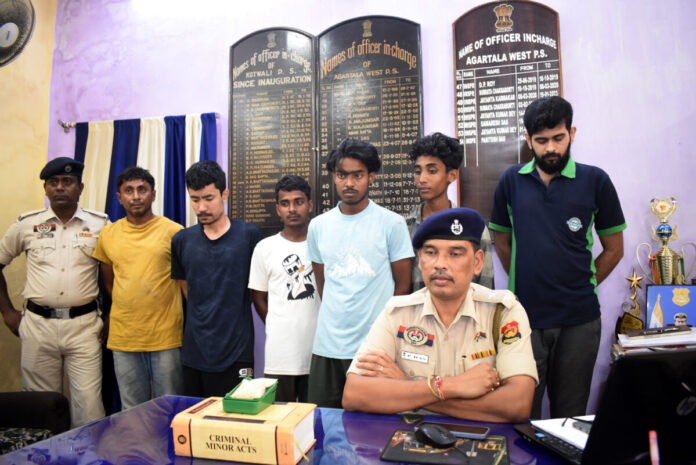 six drug dealers arrested by tripura police