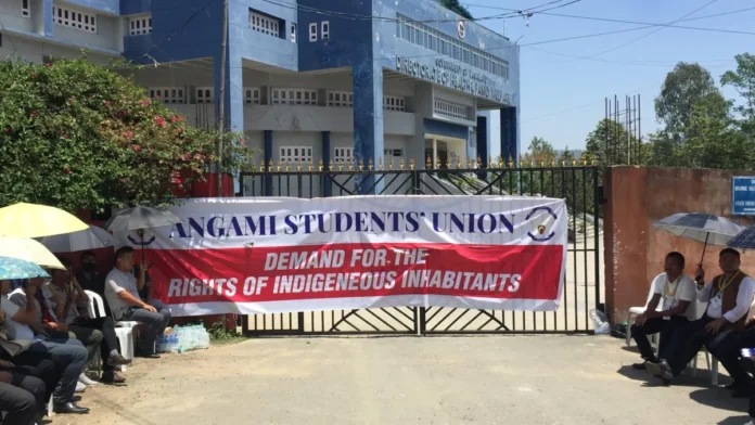 Angami Students' Union Protests Grade
