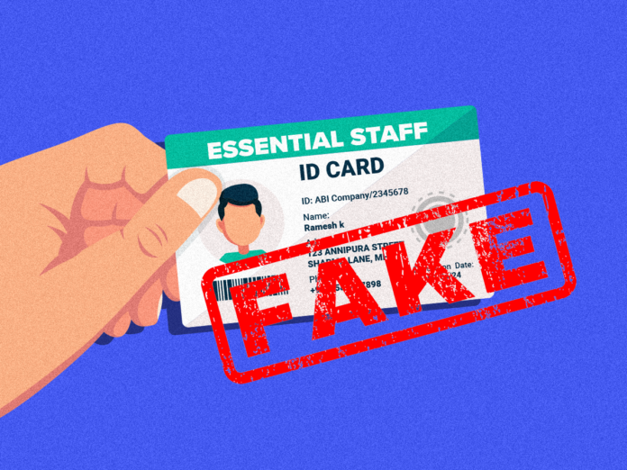 Fake voter ID