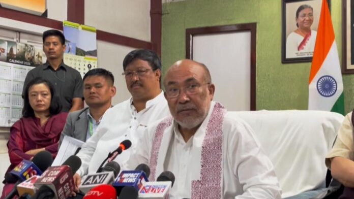 Manipur CM Accuses Congress Of Breaking India's Unity, Questions Rahul Gandhi On J&K Party Manifesto