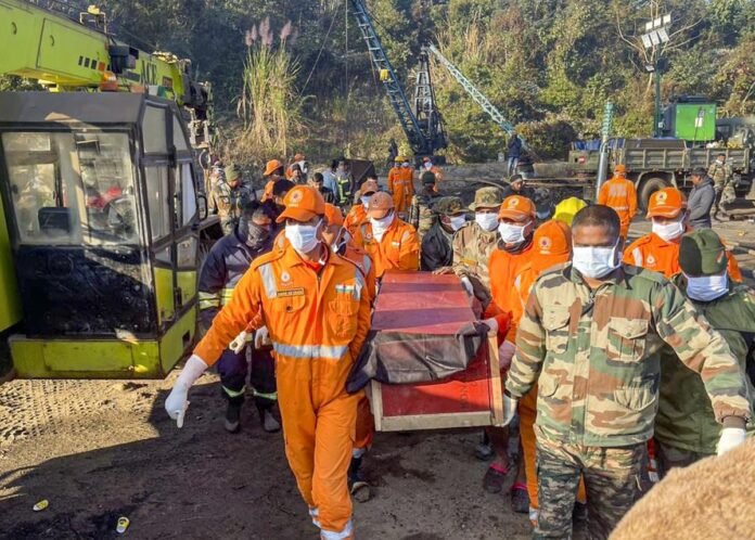 Fifth body recovered from flooded coal mine in Assam’s Dima Hasao.