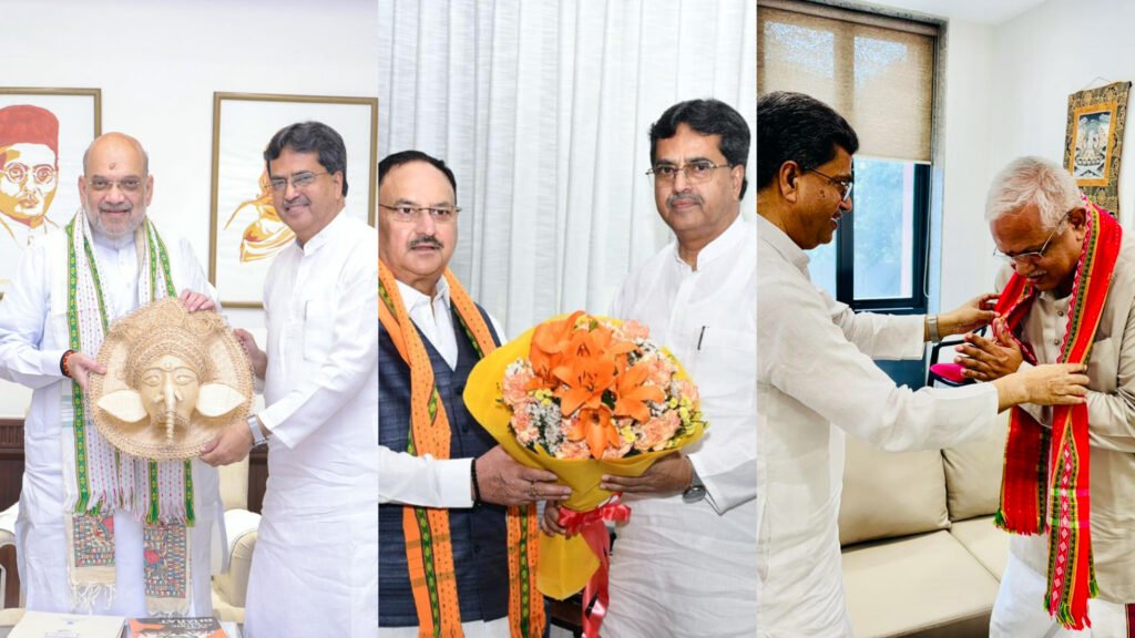 Tripura CM Meets Amit Shah