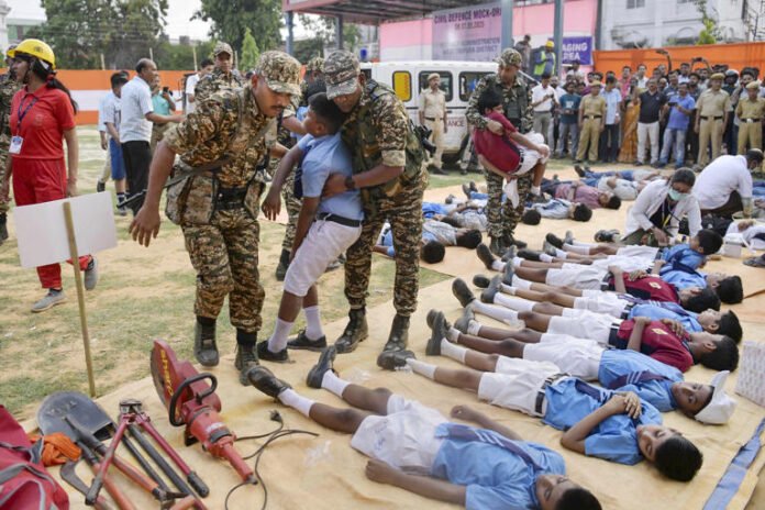 tripura mock drill
