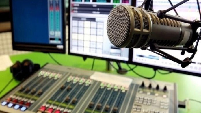 Community members operate a radio station in Arunachal Pradesh