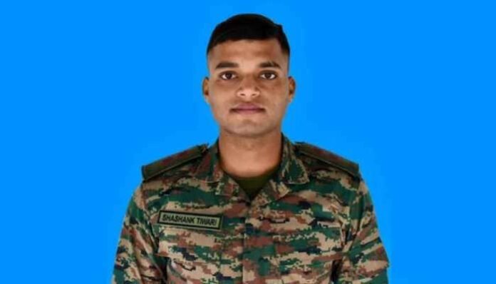 Lieutenant Shashank Tiwari army officer India