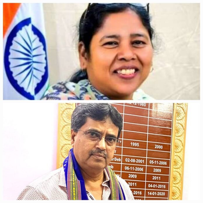 Pratima Bhowmik and Manik Saha