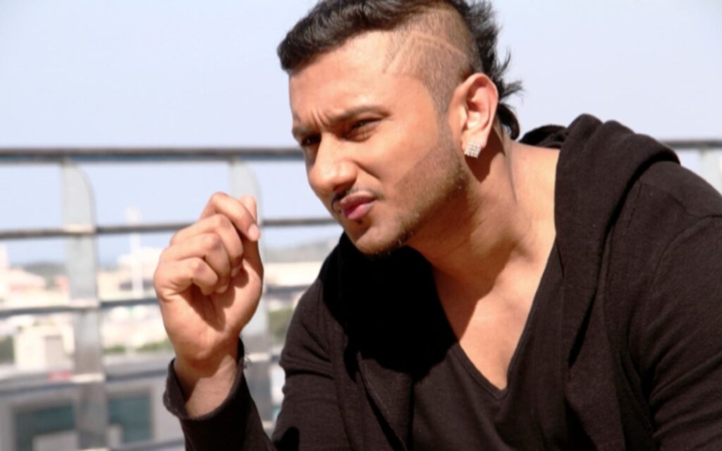 Rapper Honey Singh in Black