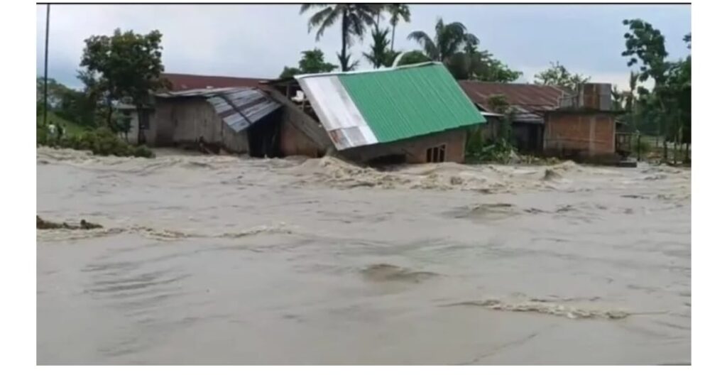 Flood situation in Lakhimpur