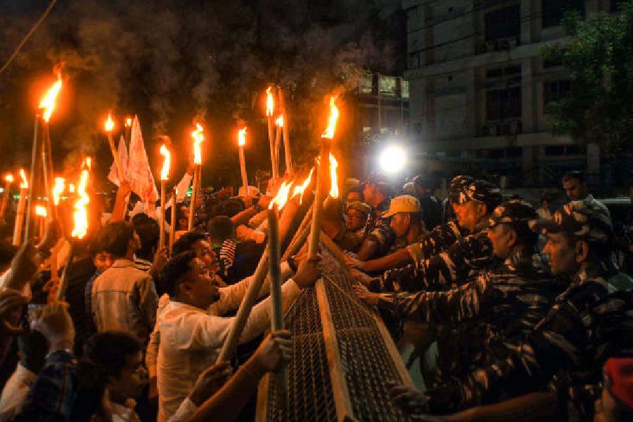 assam student's protest