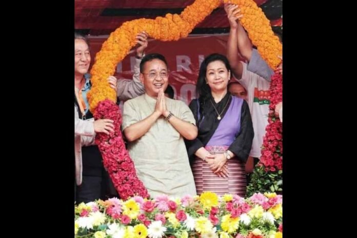 prem singh tamang and his wife