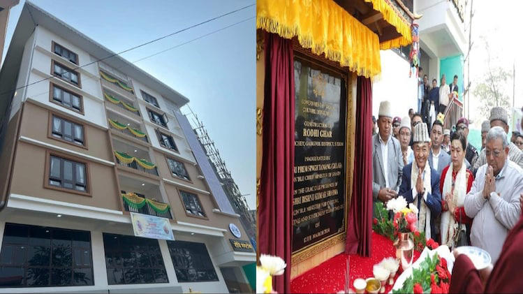 prem singh inaugurates rodhi ghar in gangtok's sinchey