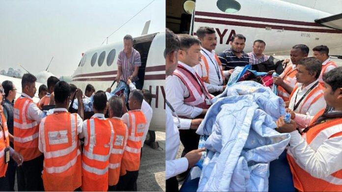 BB1jO2L4 sikkim cm arranges medical flight for chronically ill patient