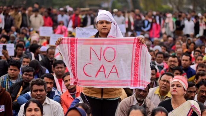 anti CAA protest in assam
