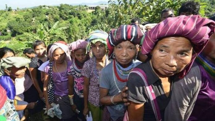 mizo poll 2 Bru Displaced People