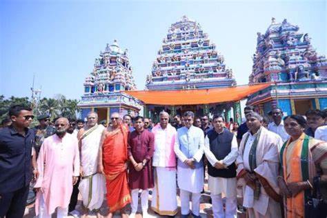 south indian temple inauguration unakoti district tripura