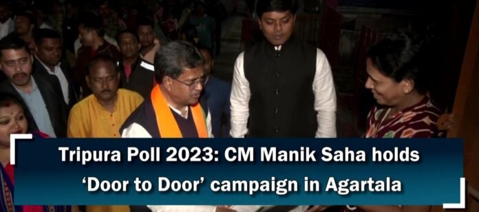 door to door campaign agartala