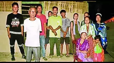 members of thapa family in assam