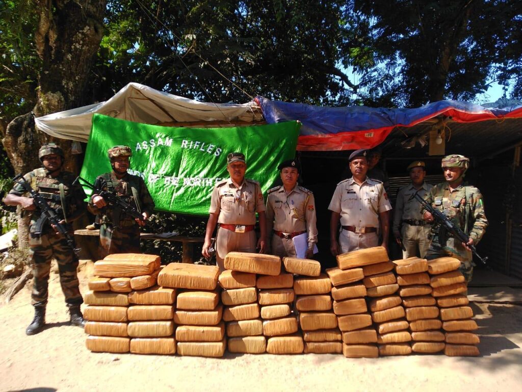 cannabis seizure in tripura