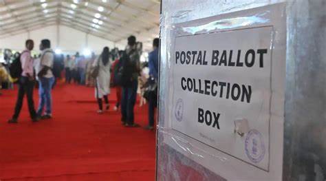 postal ballots box