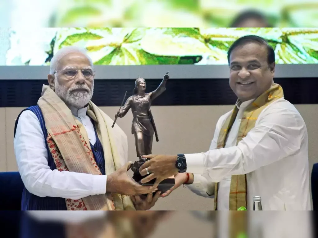 PM Modi and Himanta Biswa Sarma