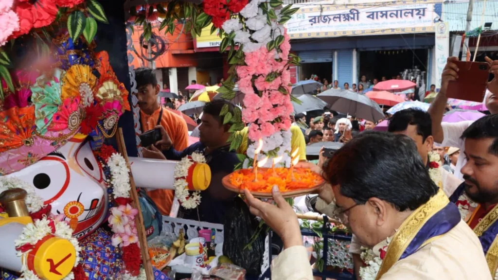 CM Manik Saha Joins Rath Yatra Celebrations