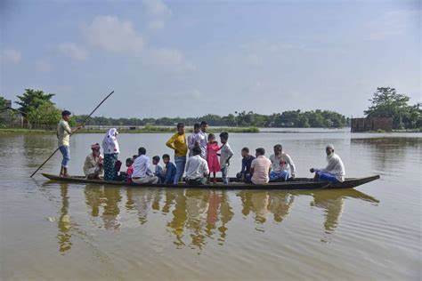 assam flood affected people