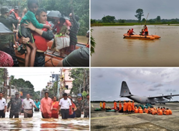 Tripura: NDRF Conducts Extensive Flood Rescue Operation, 1,479 People Evacuated