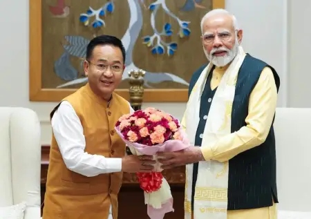 Sikkim CM Prem Singh Tamang Extends Warm Birthday Wishes to PM Modi,