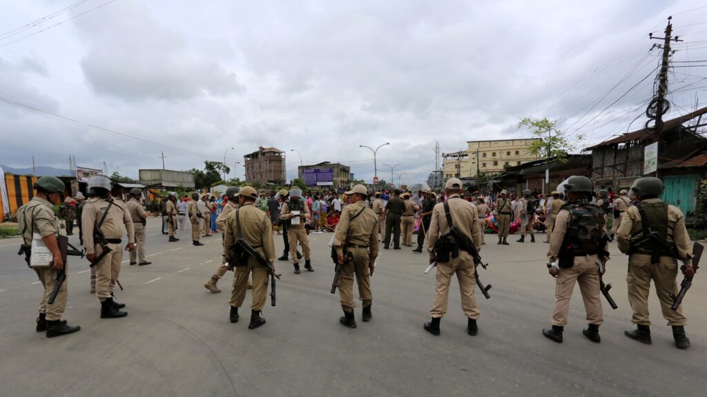 Grenade found with warning note at Imphal college gate near Manipur Governor’s residence