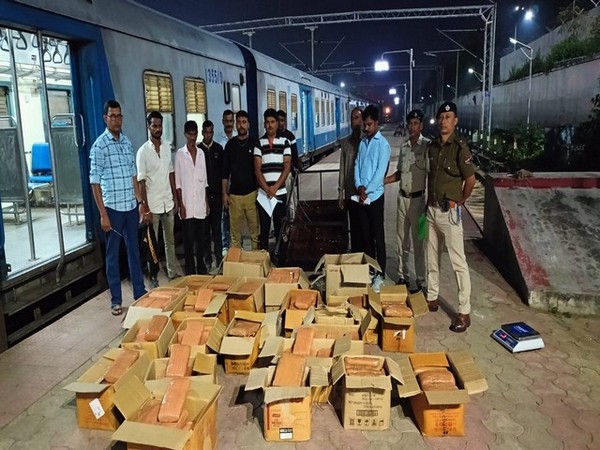 Tripura Police Arrest Two Men with Cannabis Worth ₹35 Lakh at Agartala Railway Station