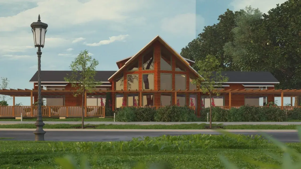 Wooden House in India