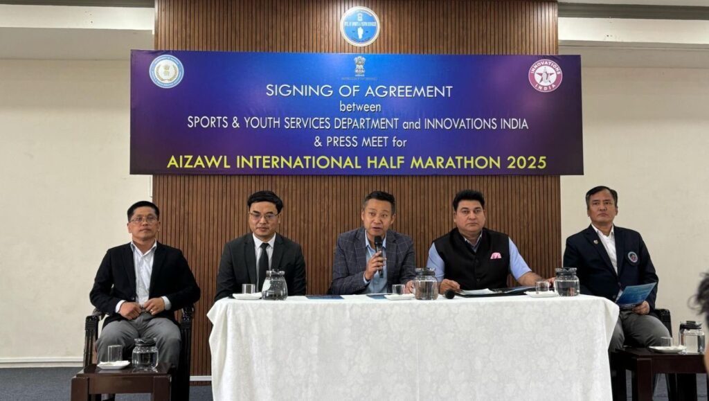 Mizoram to host first International Half Marathon in Aizawl.