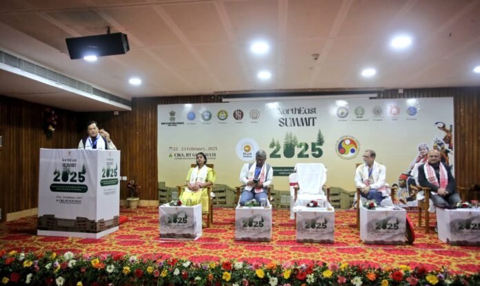 Sonowal engages with students at ‘Think India North-East Summit 2025’ at IIT Guwahati.