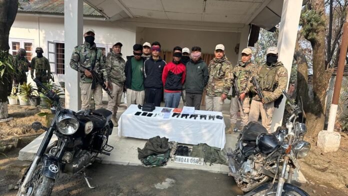 Six members of banned outfit arrested in Manipur.