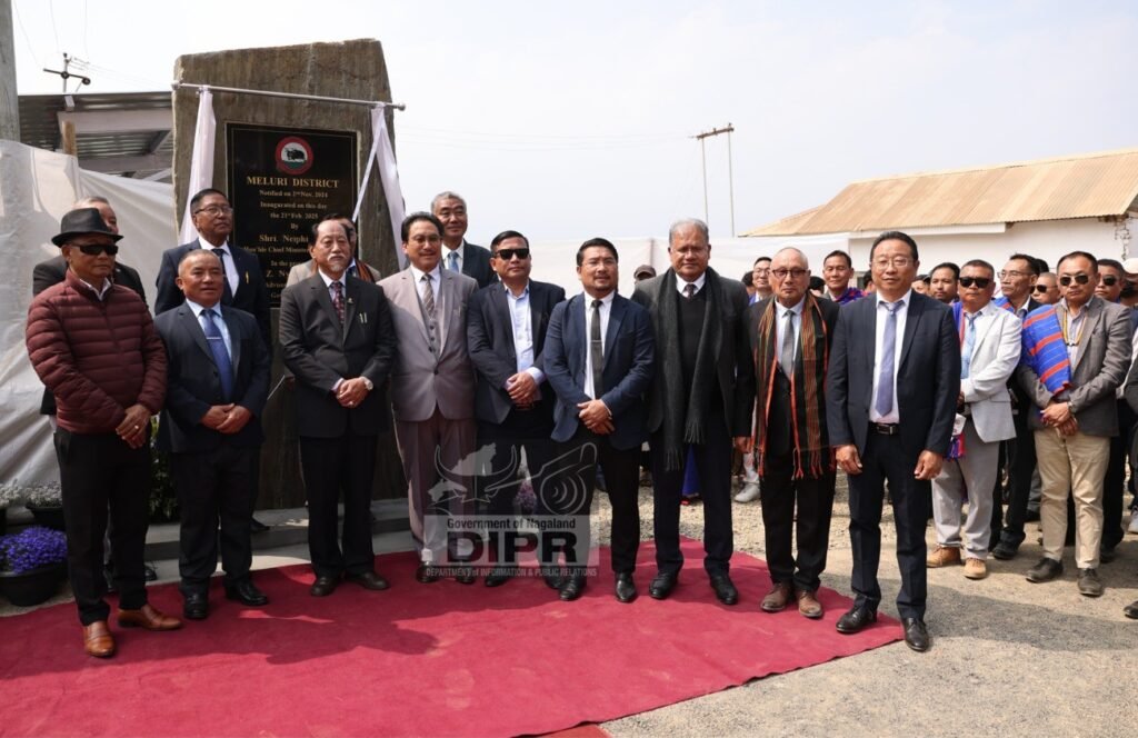 Meluri inaugurated as Nagaland’s 17th district.