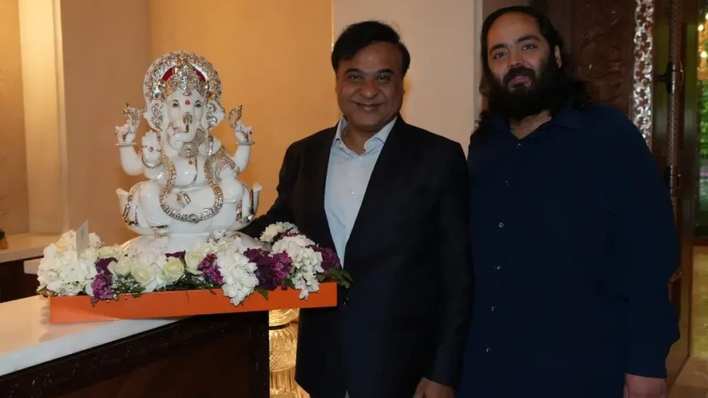 himanta biswa sarma and anant ambani